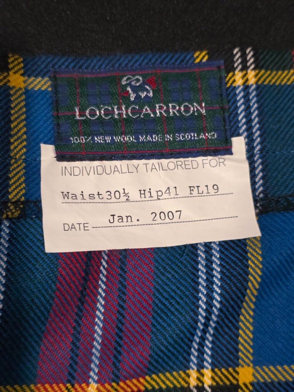 Vintage Woman's Mini Kilt in Macbeth Modern tartan - Picture 7 of 7